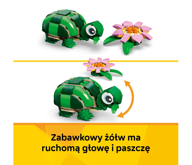 LEGO CREATOR 31377 Żółw i kwiat lilii wodnej - 1473426 - zdjęcie 11